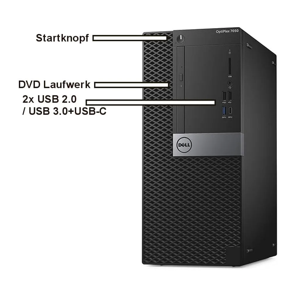 shinobee i7 0ptiplex Silent Business Office Computer mit 3 Jahren Garantie! Intel Core i7 6700 — 3