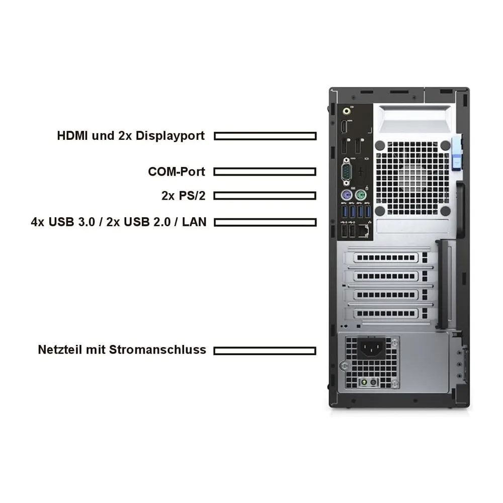 shinobee i7 0ptiplex Silent Business Office Computer mit 3 Jahren Garantie! Intel Core i7 6700 — 4