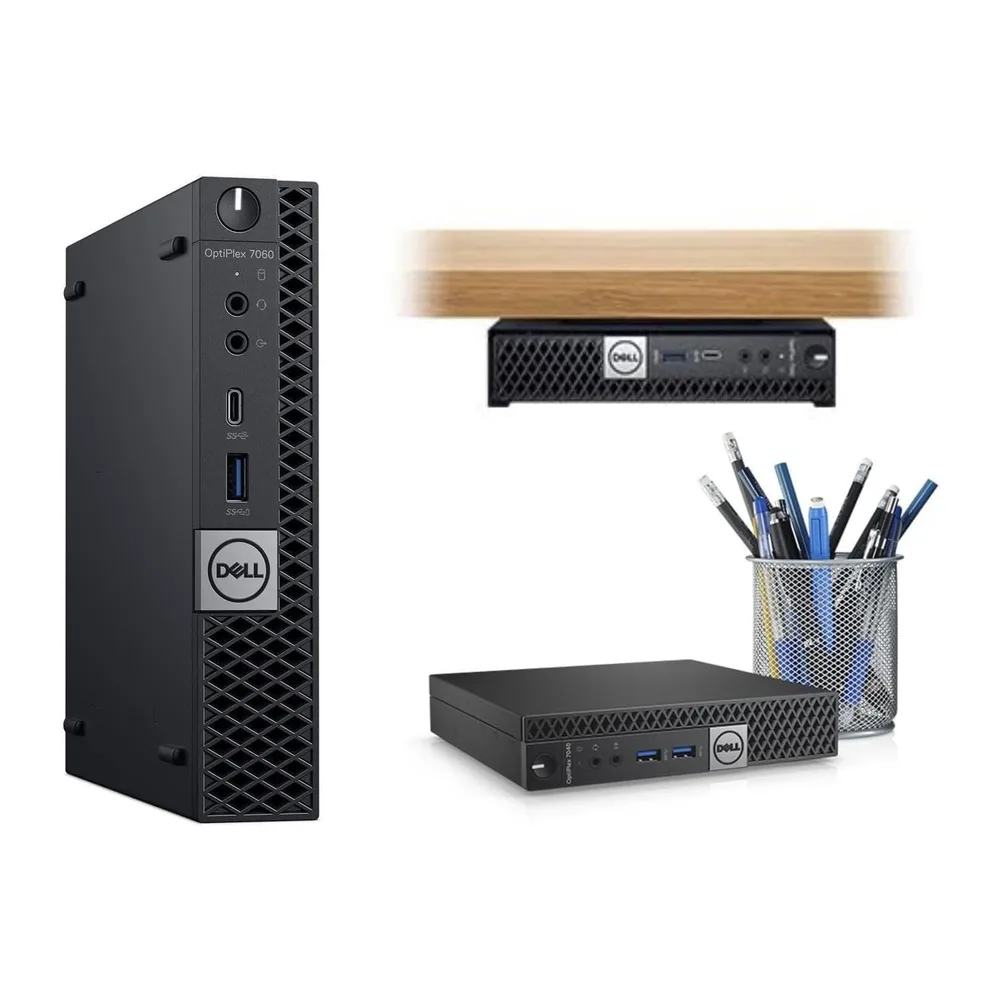 Dell Optiplex 7060 Mini Desktop-PC, Intel Core i5-8500, 8 GB RAM, 256 GB SSD, WiFi, Bluetooth, US-Layout, — 6