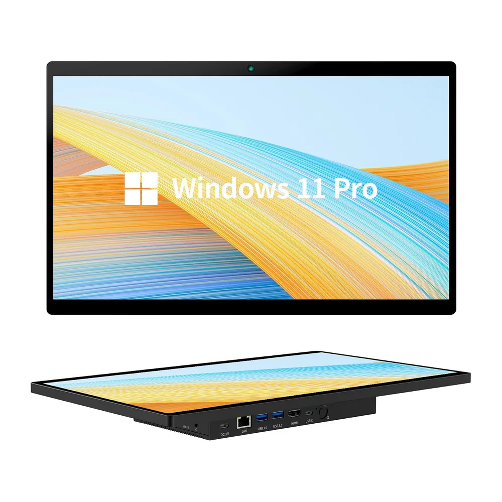 Industrial Touch Panel PC All in One-HEIGAOLAPC Win11 Pro 15,6 Zoll Fanless Touchscreen Tablet PC met