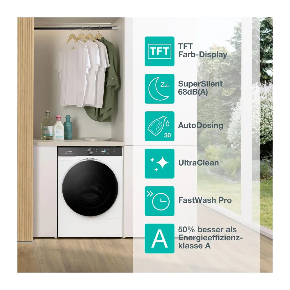 Gorenje WG814A5T4 Waschmaschine mit Dampffunktion — 3