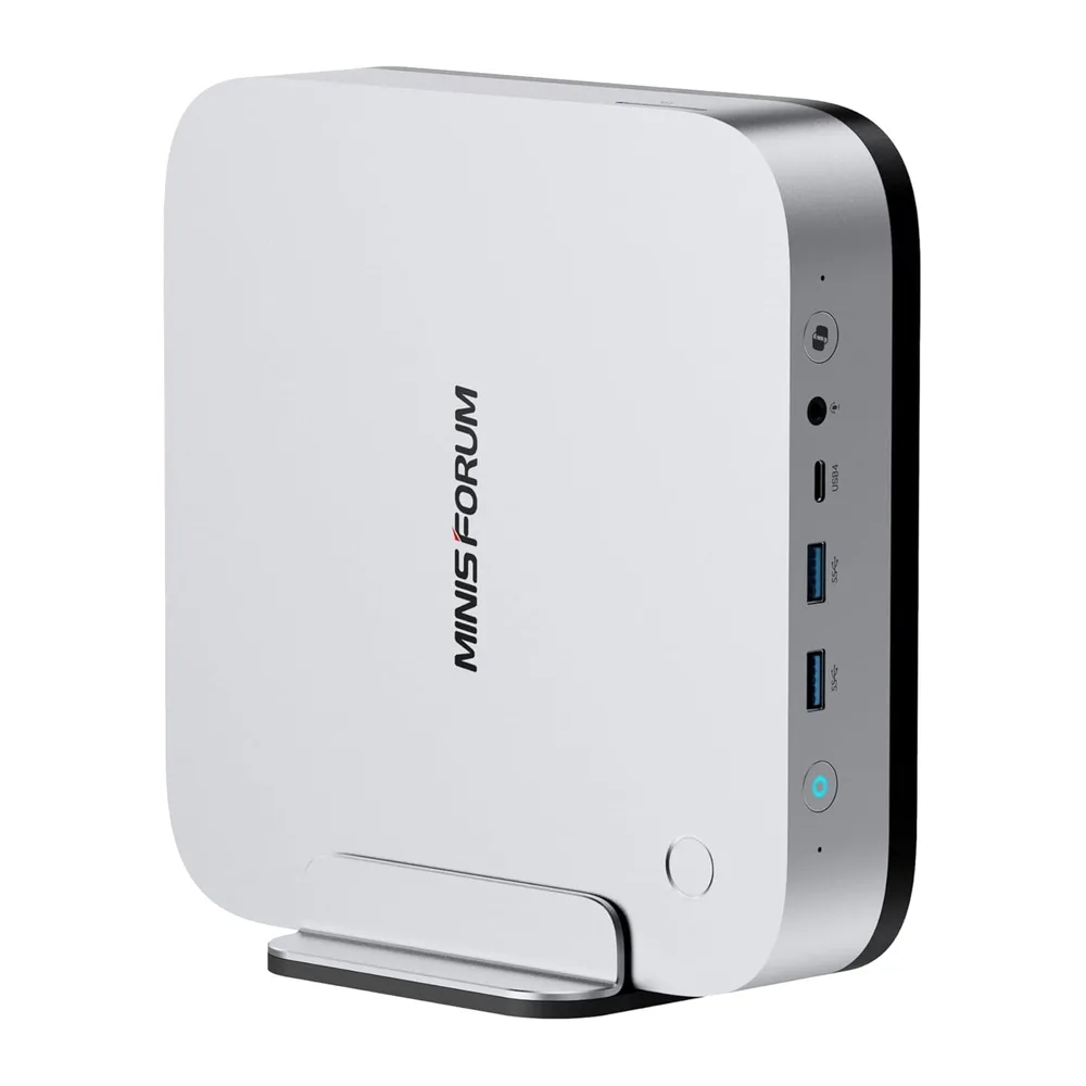 MINIS FORUM AI X1 Pro Mini-PC, Ryzen AI 9 HX470 (12 C/24 T, bis zu 5,2 GHz), Radeon 890M Grafik, 32 GB DDR5