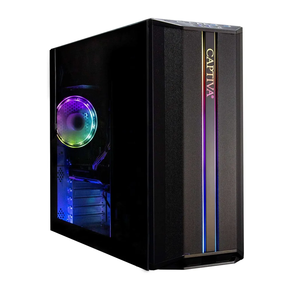 Captiva PC Entry Gaming R10-1509 | AMD Ryzen 5 5500 | 16GB DDR4 RAM | Intel Arc B580 12GB | 500 GB SSD |