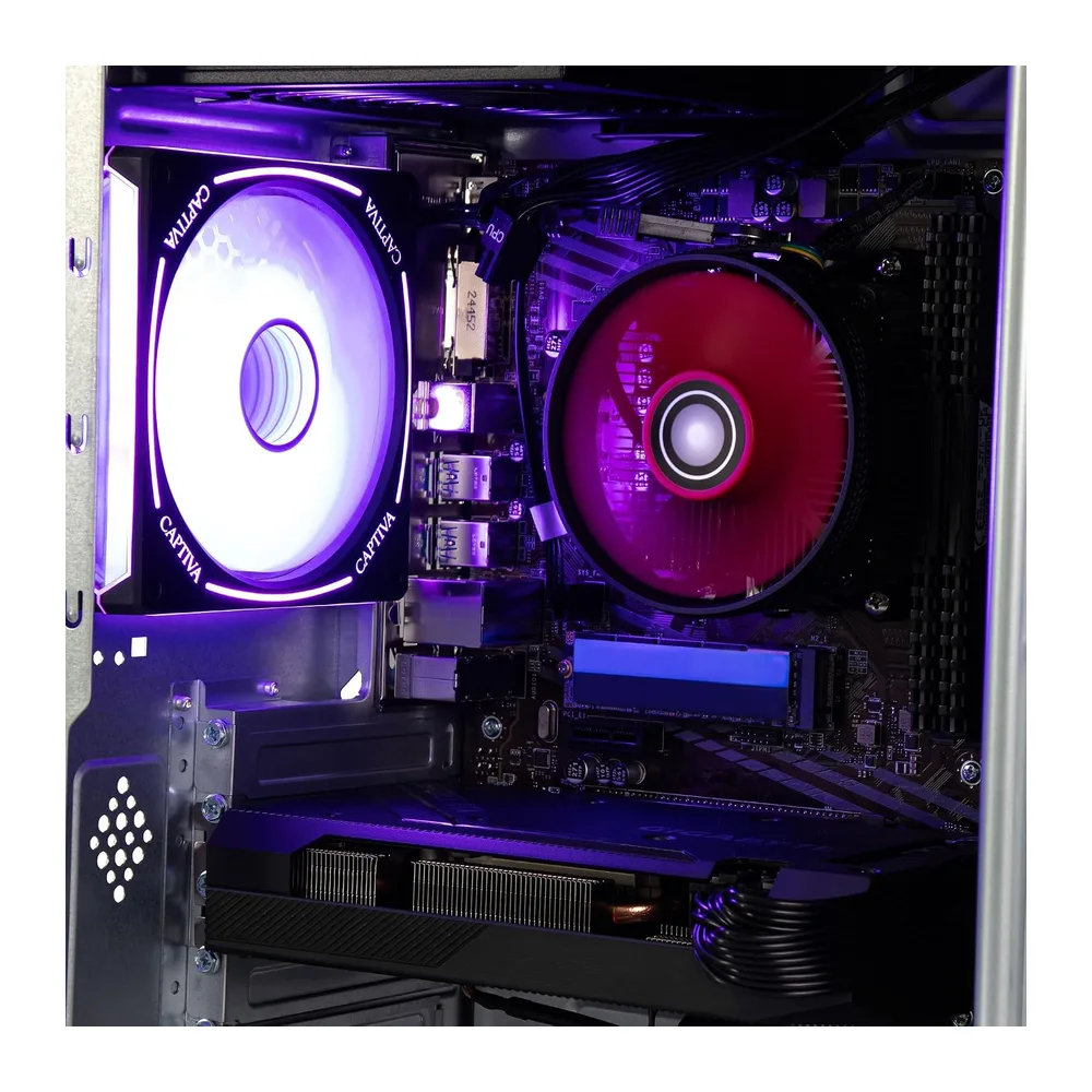 Captiva PC Entry Gaming R10-1509 | AMD Ryzen 5 5500 | 16GB DDR4 RAM | Intel Arc B580 12GB | 500 GB SSD | — 4