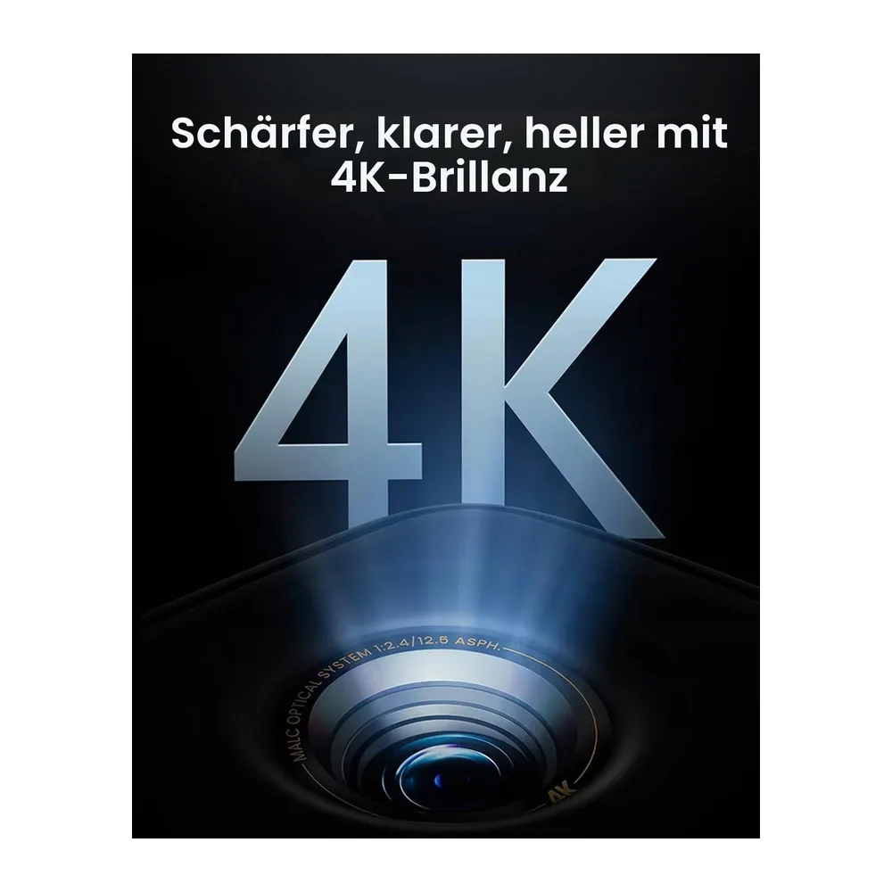JMGO N1S 4K UHD Mini Beamer, Triple Laser Projektor 1700 ISO Lumen, Netflix — 2