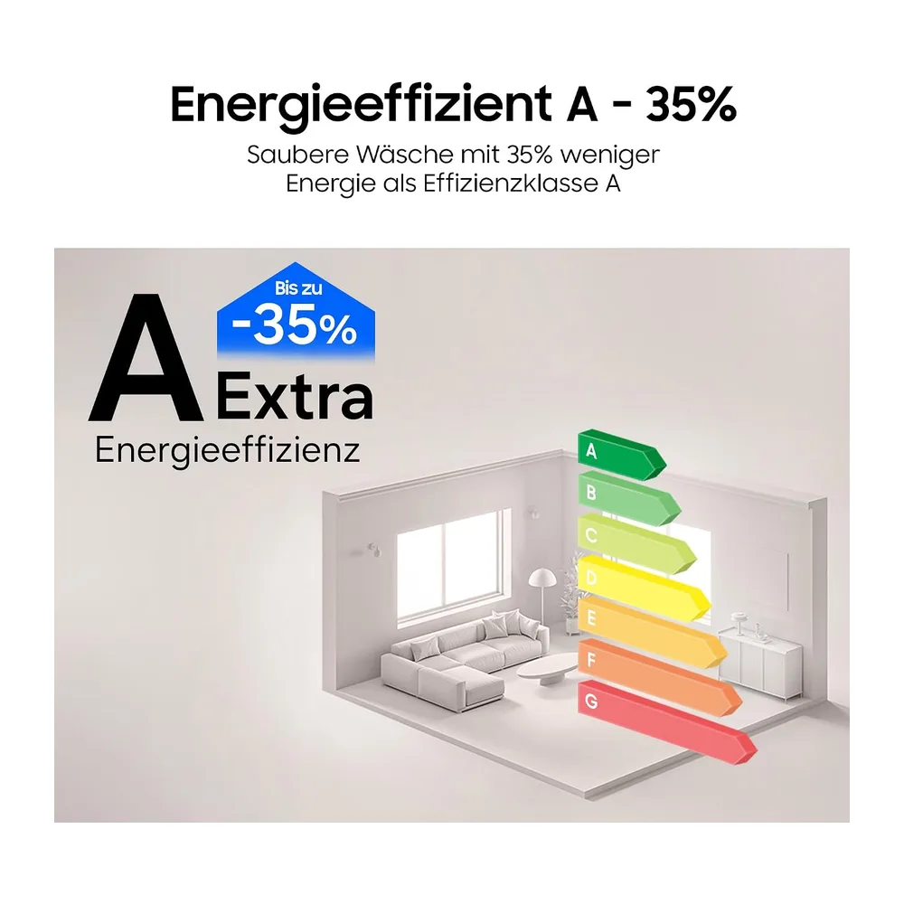 Samsung WD9BHG5U34BXEG Waschtrockner, 9+6 kg, Waschmaschine und Trockner in einem Gerät, AI Ecobubble & — 4