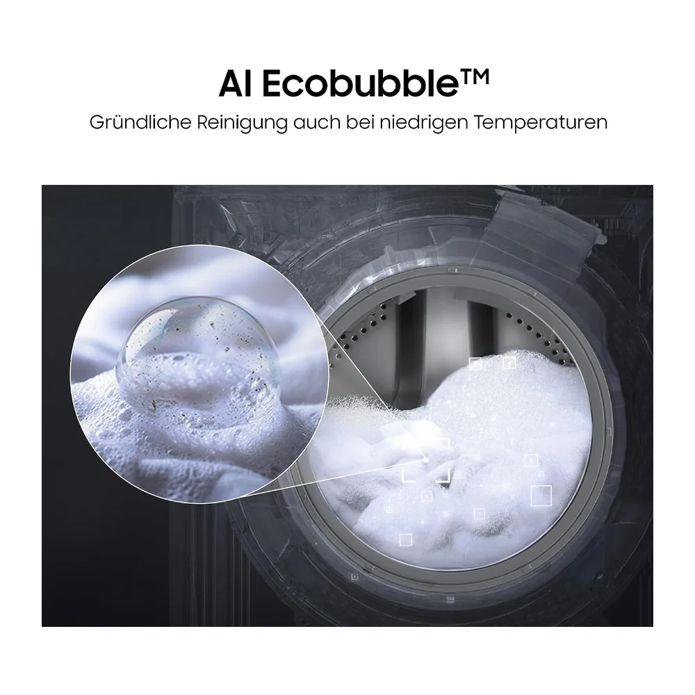 Samsung WD9BHG5U34BXEG Waschtrockner, 9+6 kg, Waschmaschine und Trockner in einem Gerät, AI Ecobubble & — 5