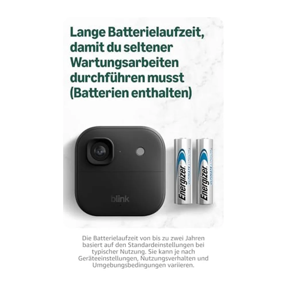 Blink Außenkamera 2K+ (neueste Generation) + Blink Videotürklingel 2K+ (festverdrahtet — 6