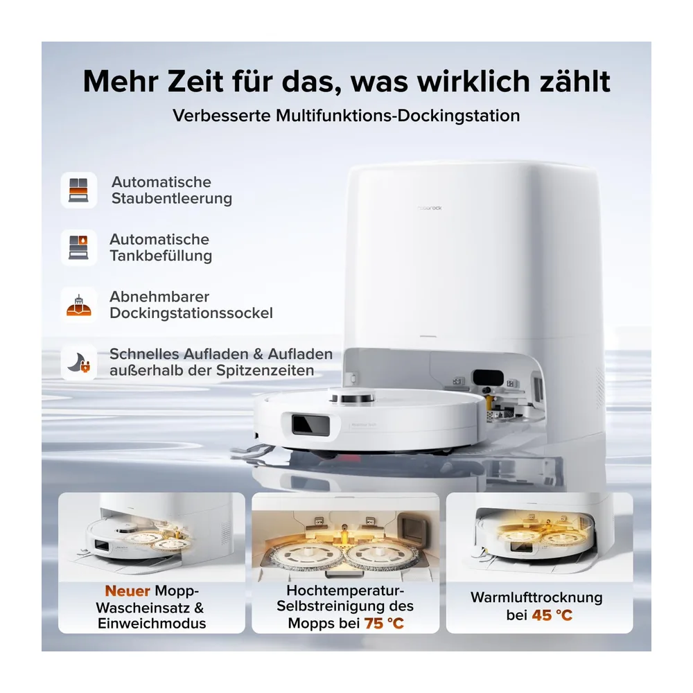 roborock Qrevo 2 Pro Saugroboter mit Wischfunktion — 5