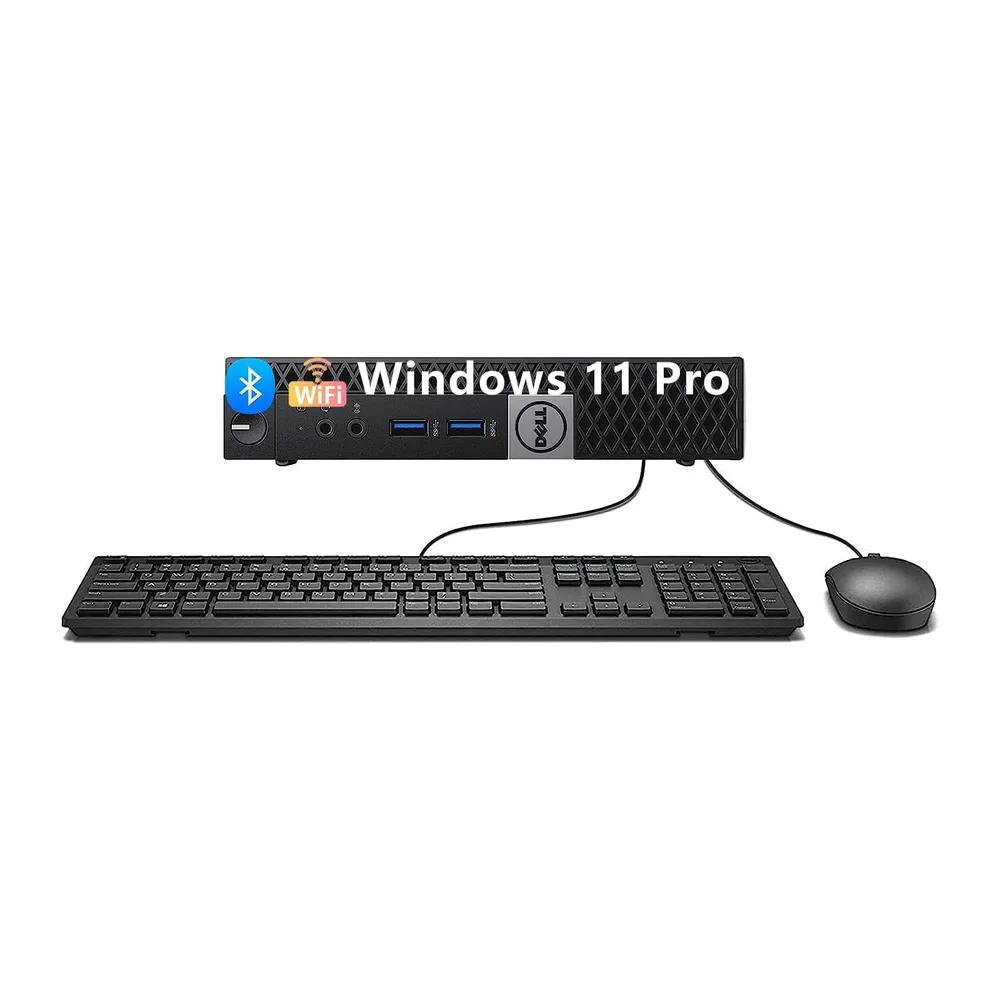 Dell Optiplex 7040 Mini Desktop-PC, Intel Core i5-6500, 8 GB RAM, 256 GB SSD, WiFi, Bluetooth, US-Layout, — 2