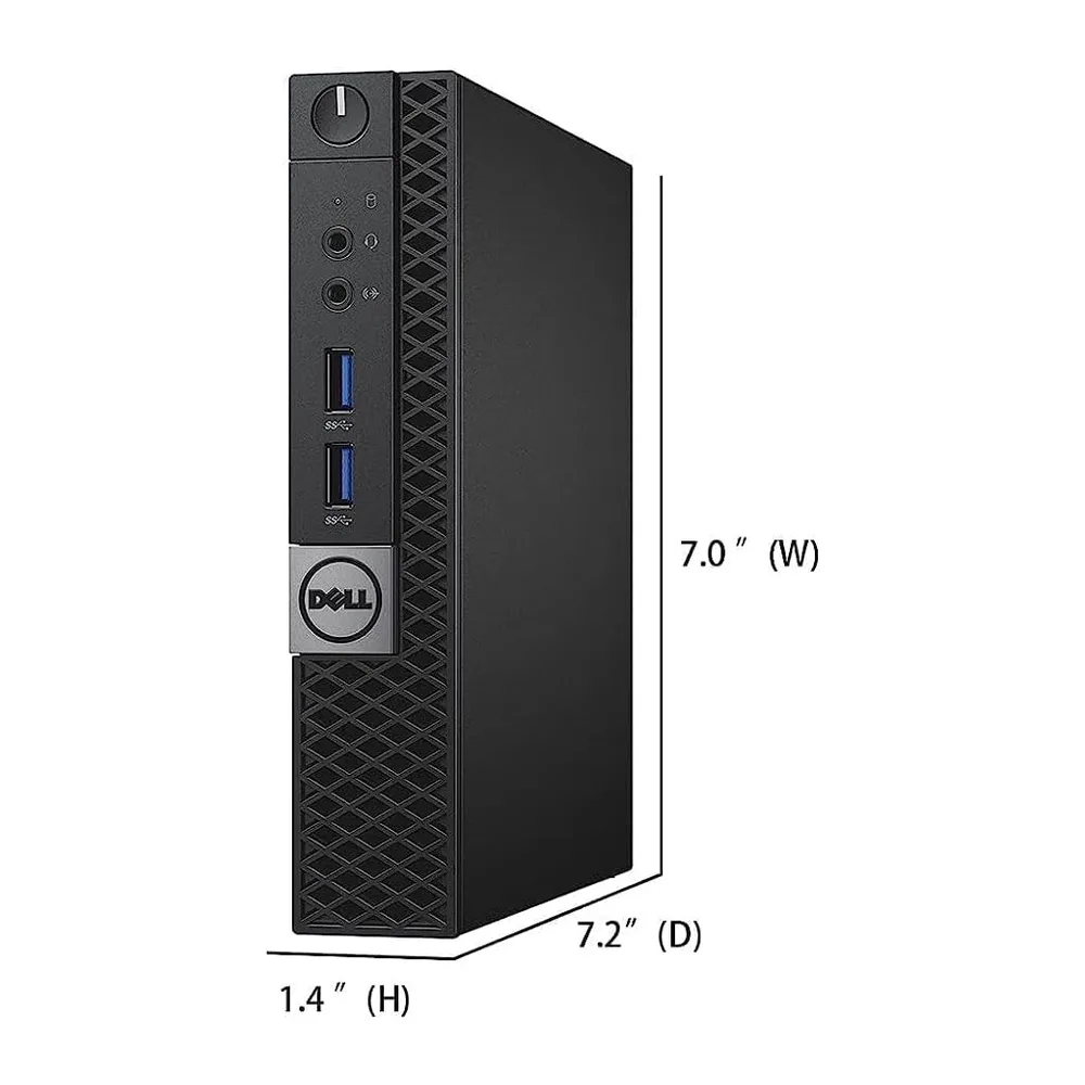Dell Optiplex 7040 Mini Desktop-PC, Intel Core i5-6500, 8 GB RAM, 256 GB SSD, WiFi, Bluetooth, US-Layout, — 3