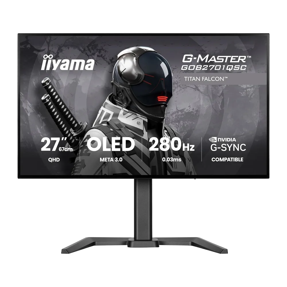 iiyama G-Master Titan Falcon GOB2701QSC-B1 WOLED META3 OLED Gaming-Monitor — 2