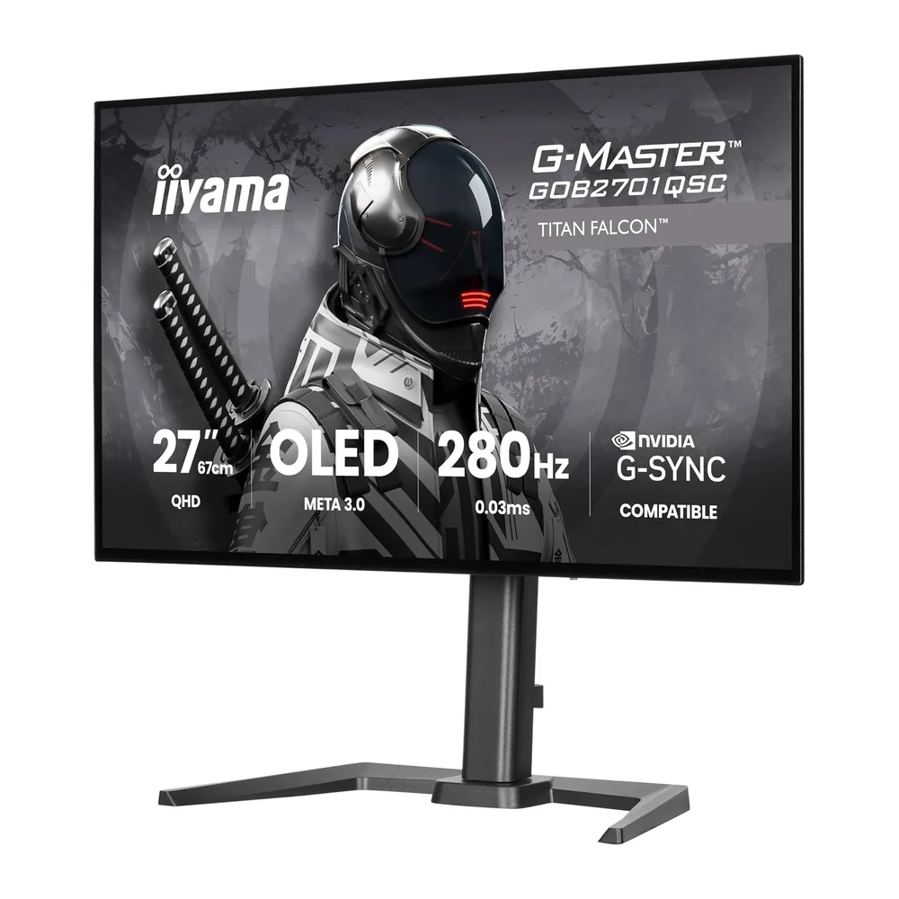 iiyama G-Master Titan Falcon GOB2701QSC-B1 WOLED META3 OLED Gaming-Monitor — 3
