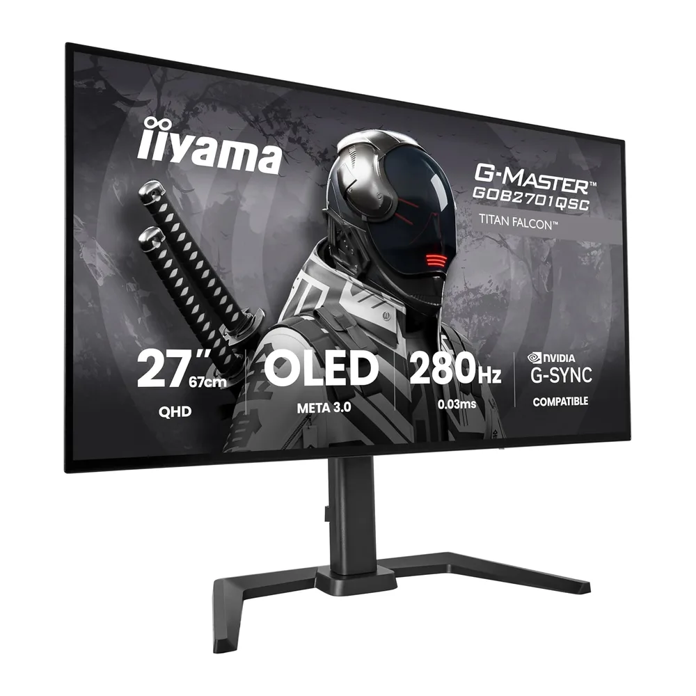 iiyama G-Master Titan Falcon GOB2701QSC-B1 WOLED META3 OLED Gaming-Monitor — 5