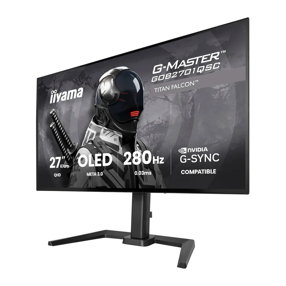 iiyama G-Master Titan Falcon GOB2701QSC-B1 WOLED META3 OLED Gaming-Monitor — 6
