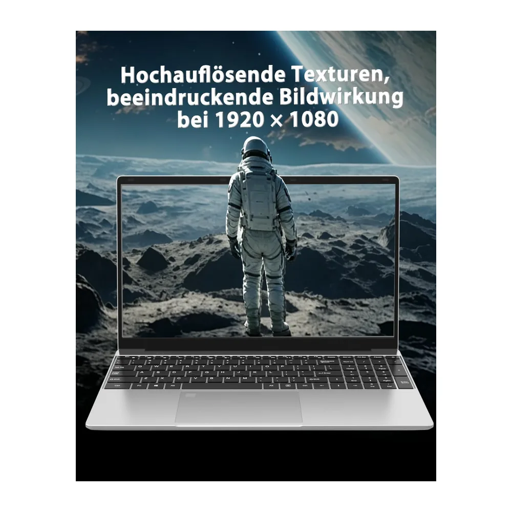 Molegar 2026 Laptop 15.6 Zoll,8GB RAM 256GB SSD,N5100 Prozessor,FHD Display,Notebook mit Beleuchtete Tastatur — 4