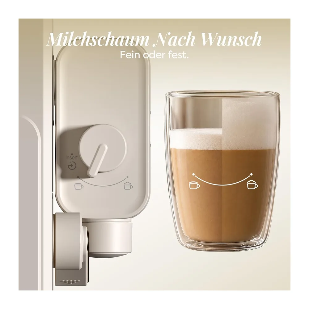 CIARRA CBSACM-D6 Kaffeemaschine mit Mahlwerk und Milchaufschäumer 15 Bar — 5