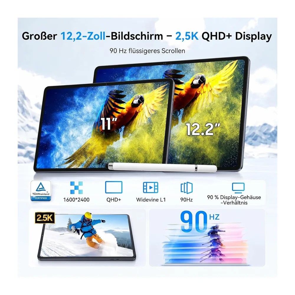 TABWEE 12 Zoll Tablet mit Tastatur und Stift — 4
