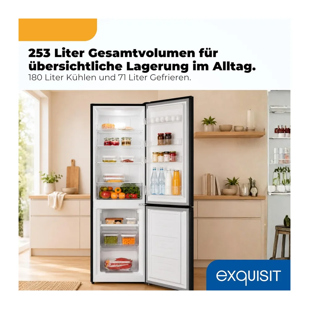 Exquisit Kühl-Gefrierkombination No Frost — 5