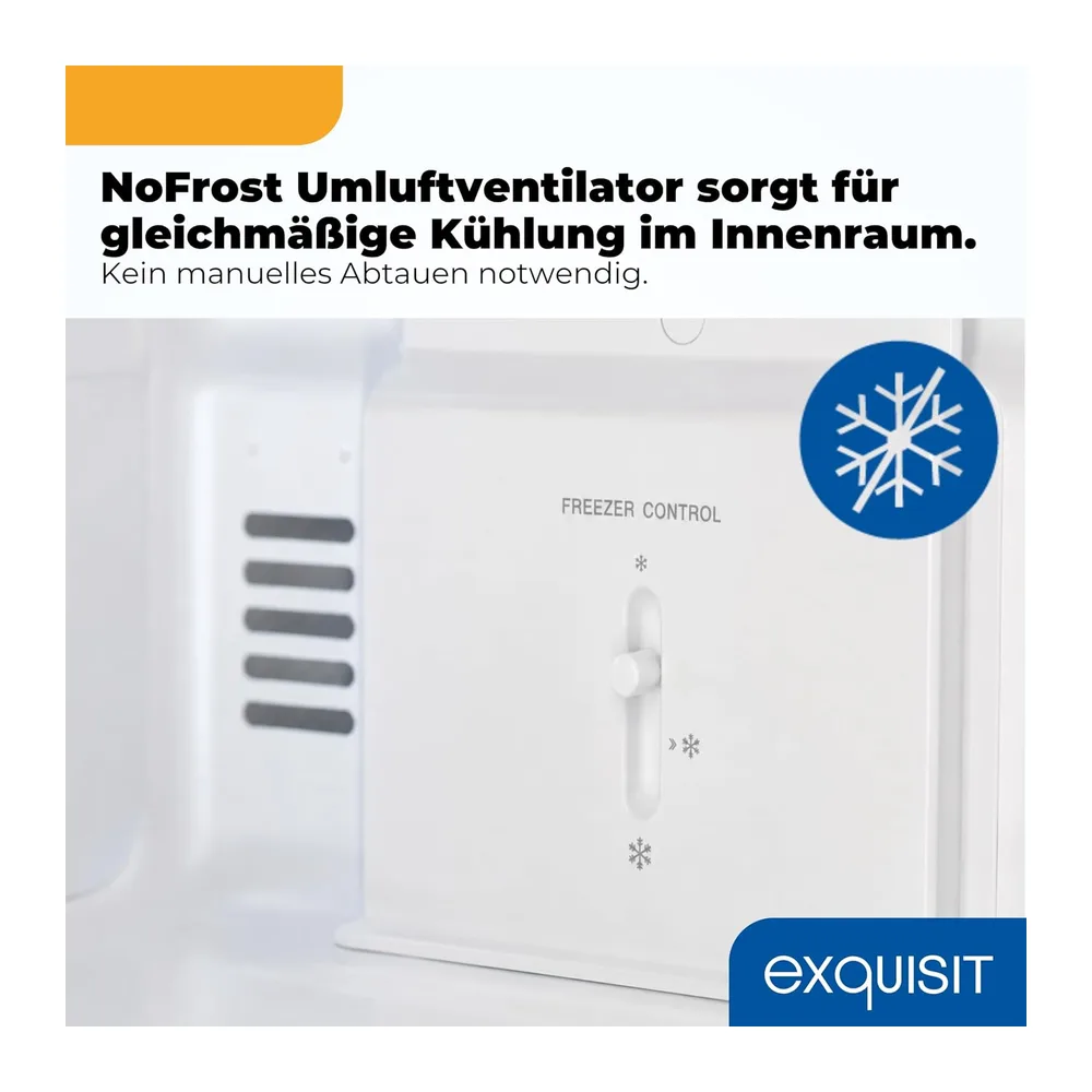 Exquisit Kühl-Gefrierkombination No Frost — 6