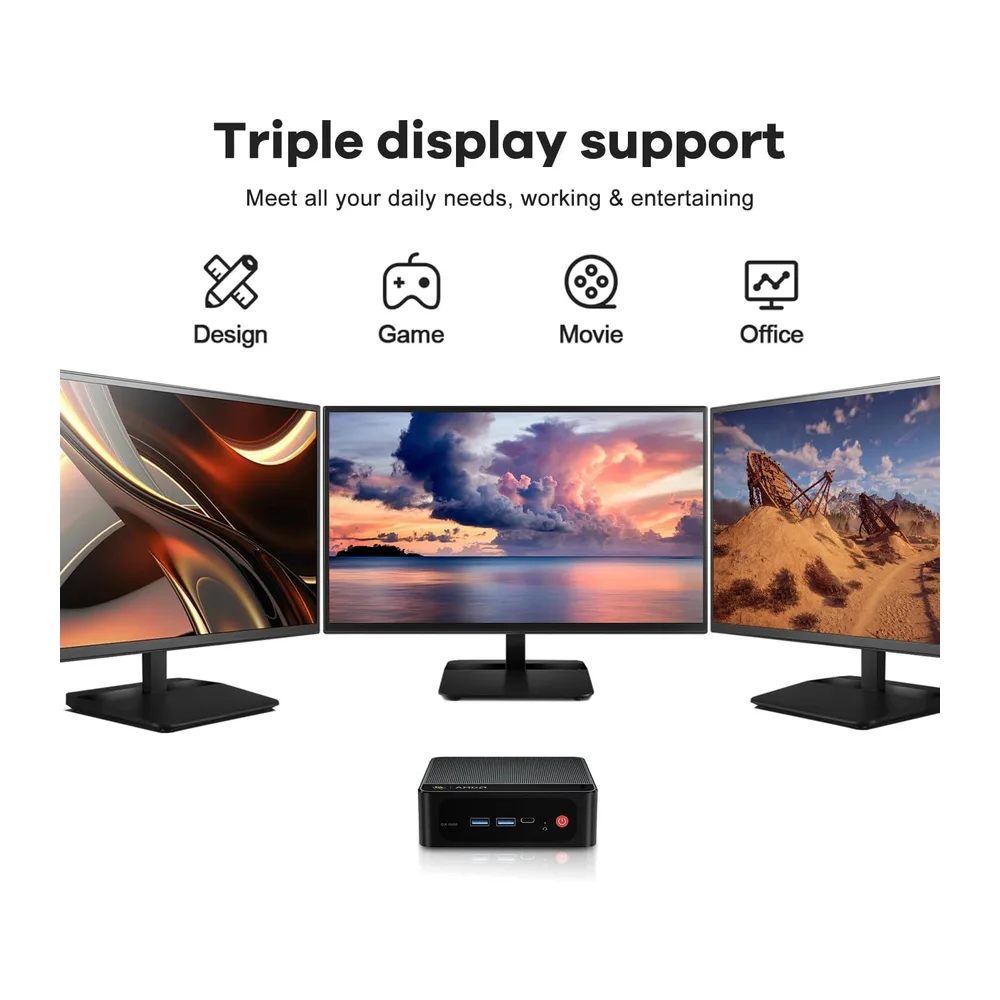Beelink SER5 Mini-PC mit AMD Ryzen 5 5500U (6C/12T — 6