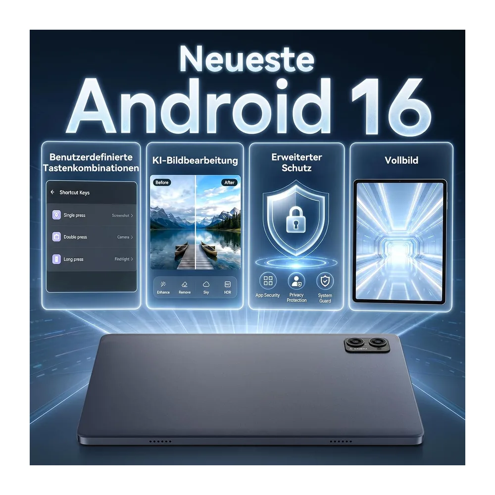 TABWEE Android 16 Tablet mit Tastatur und Stift — 3