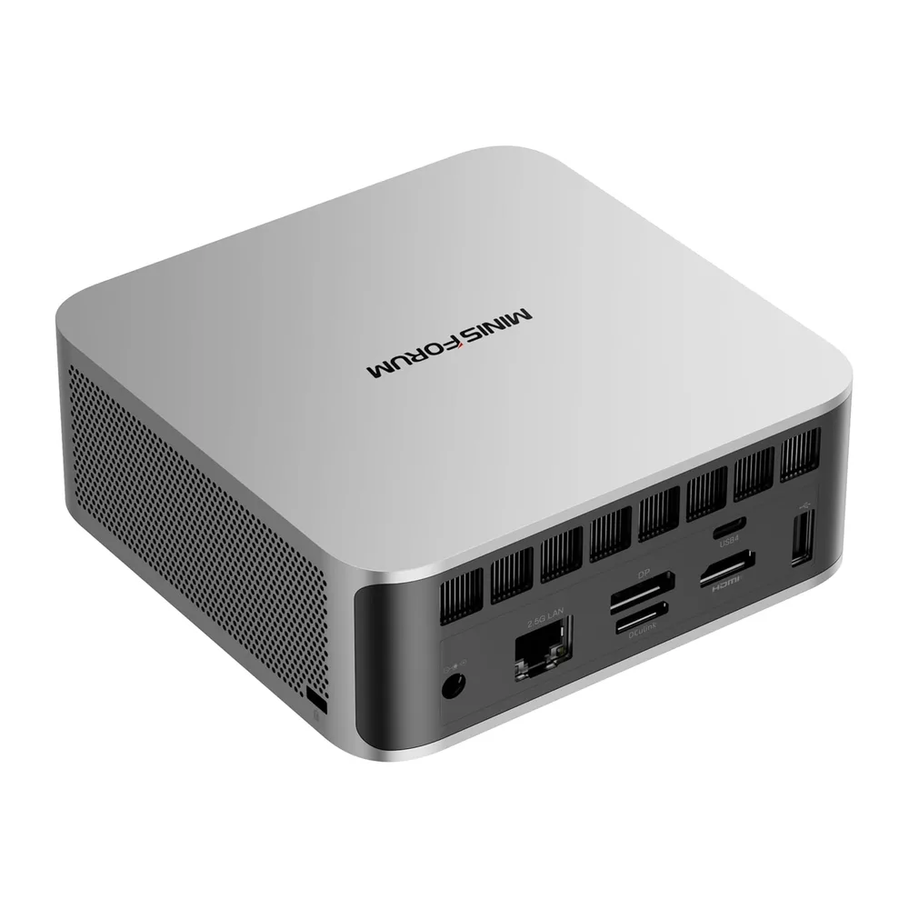 MINIS FORUM AI X1-255 Mini PC, AMD Ryzen 7 255 8 Kerne 16 Threads Prozessor bis zu 4,9 GHz, AMD Radeon 780M,