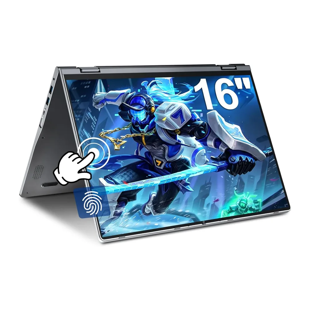 THEYETI 16 Zoll Touchscreen Laptop, Ryzen 3 3300U Prozessor(Beat N95)