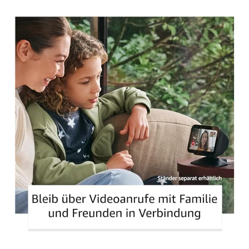 Echo Show 5 (Neueste Generation), Weiß + Ring Außenkamera Plus Akku (Outdoor Camera Plus neueste generation), — 6