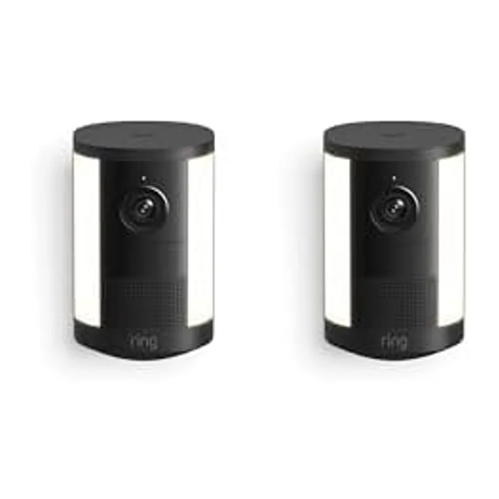 Ring Spotlight Kamera (Spotlight Cam), Akku (neueste Generation), Weitwinkel-Video in Retinal 2K, optimierter