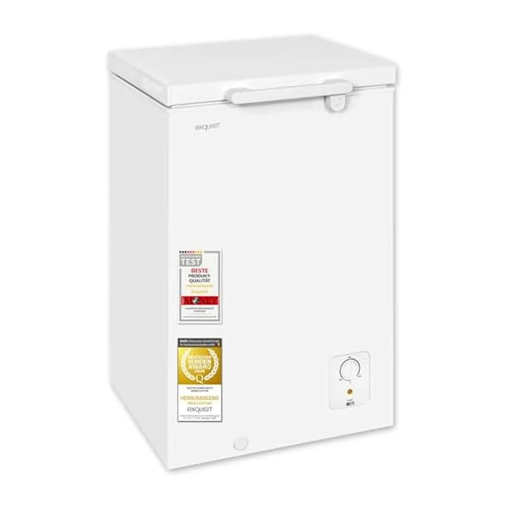 Exquisit GT5100-010E Gefriertruhe - 95 l Gefrierschrank Weiss [Energieklasse E] — 4