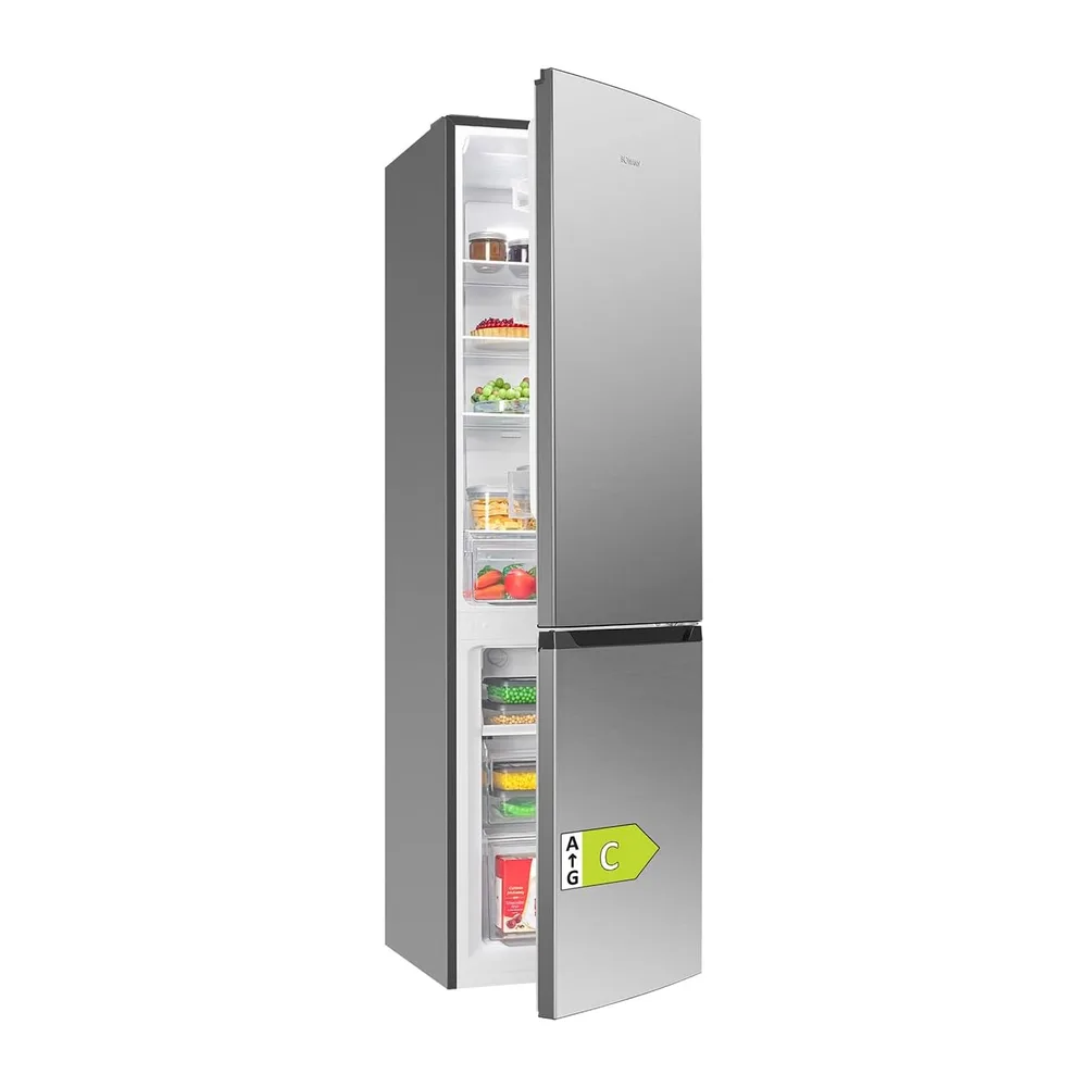 Bomann® Kühlschrank mit Gefrierfach | Energieklasse C | 181cm | NoFrost | 5 Jahre Kompressor-Garantie | Kühl
