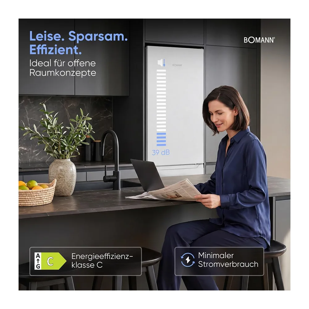 Bomann® Kühlschrank mit Gefrierfach | Energieklasse C | 181cm | NoFrost | 5 Jahre Kompressor-Garantie | Kühl — 5
