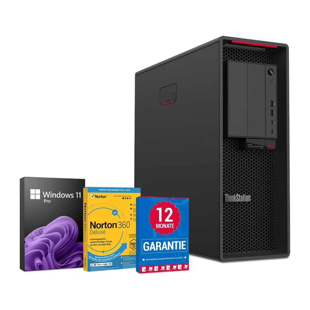 Lenovo ThinkStation P620 | AMD Ryzen Threadripper Pro-5975WX - 32 Kerne bis 4,5GHz | 64GB RAM | 2000GB M.2