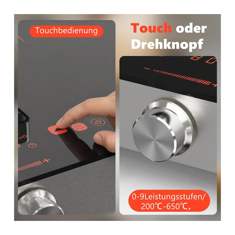 Karinear Kochplatten 2er Elektrisch mit Griff — 5