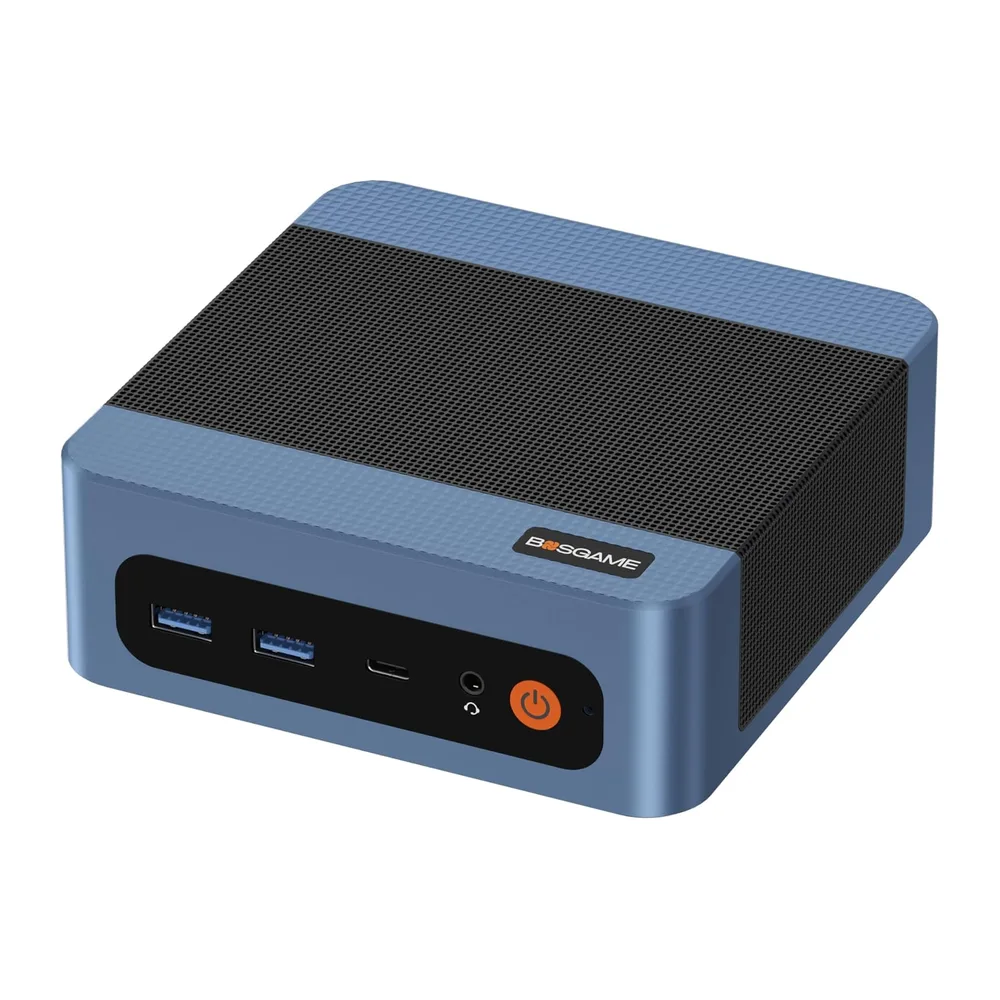 BOSGAME E5 Home-Office-Mini-PC, Ryzen 5300U (Besser als 4300U, bis zu 3,8 GHz), 16 GB DDR4-RAM, 512 GB