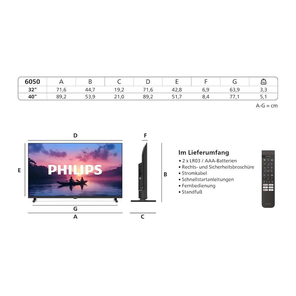 PHILIPS 40PFS6050 2K-LED Smart-TV — 4