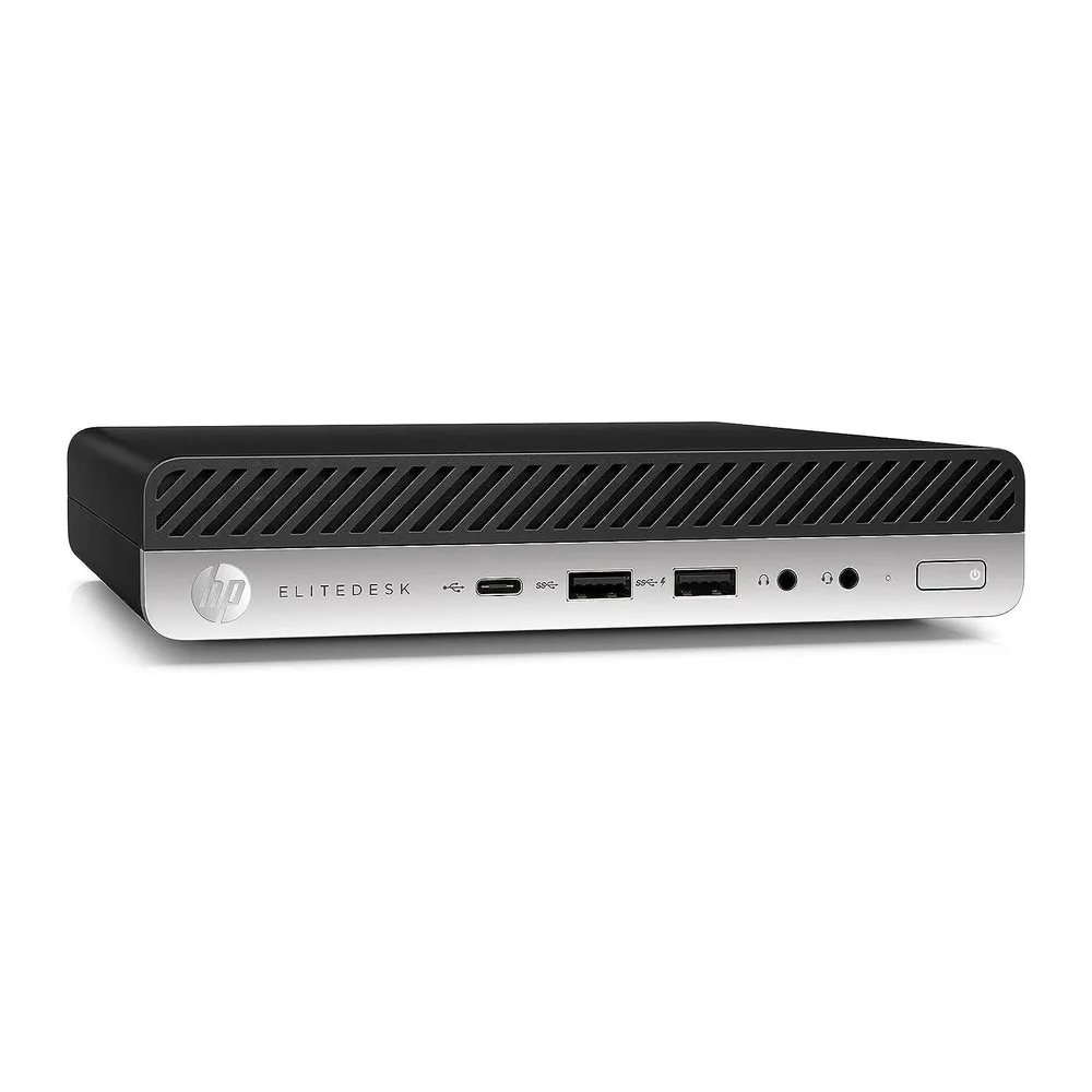HP EliteDesk 800 G5 Mini Desktop-PC, Intel Core i5-9500T, 16GB RAM, 256GB SSD, WiFi, Bluetooth, US-Tastatur, — 4