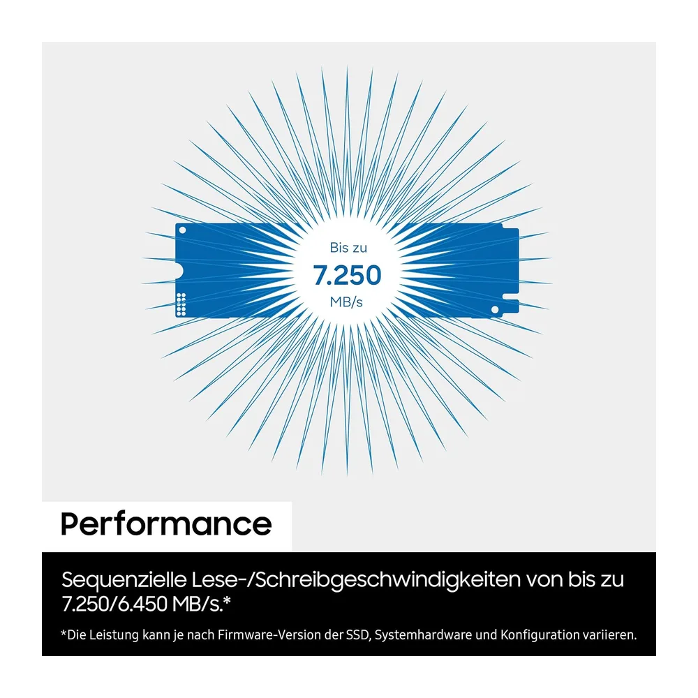 Samsung SSD 990, Interne M.2 NVMe SSD Festplatte, 2TB, PCIe 4.0 x4 — 4