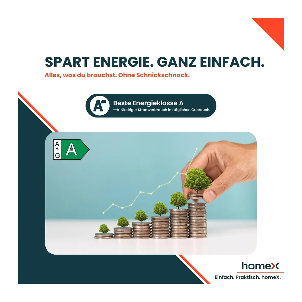 homeX DWFS601442A-S Geschirrspüler 60 cm Spülmaschine freistehend EEK A [Energieklasse A] — 6