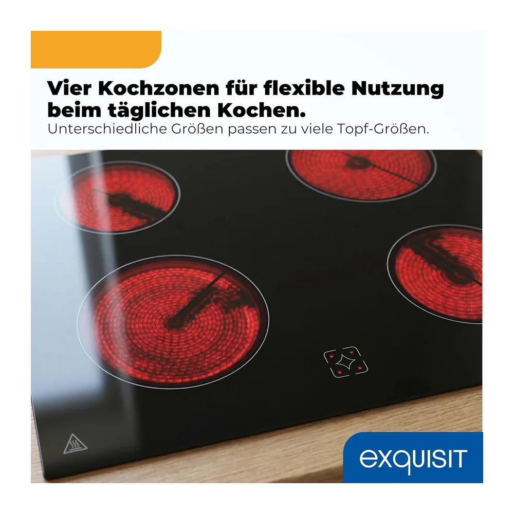 Exquisit Herd-Set EHE5246 mit Glaskeramikkochfeld — 2