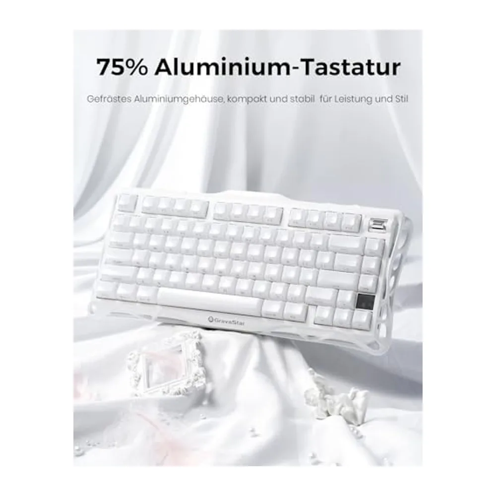 GravaStar Mercury K1 Mechanische Gaming Tastatur mit Aluminiumrahmen — 6