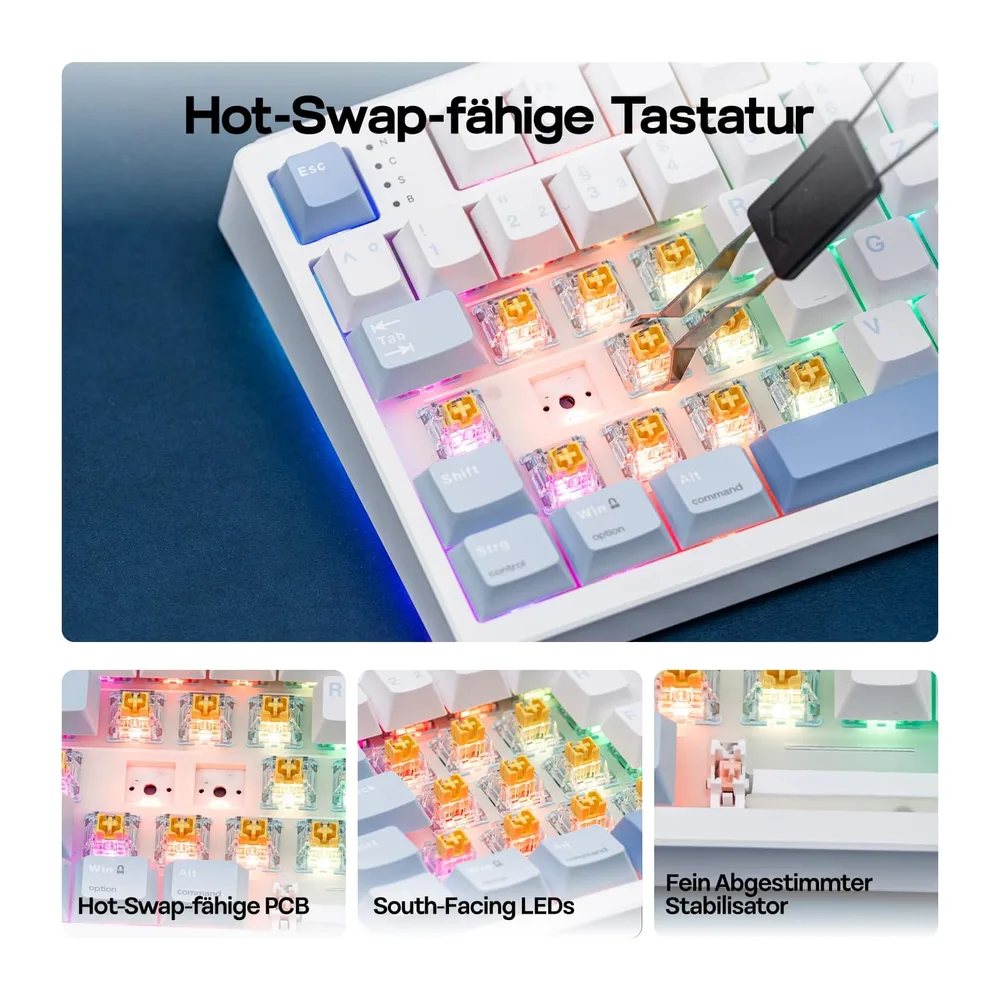 MechLands EPOMAKER TH108 Mechanische Tastatur — 6