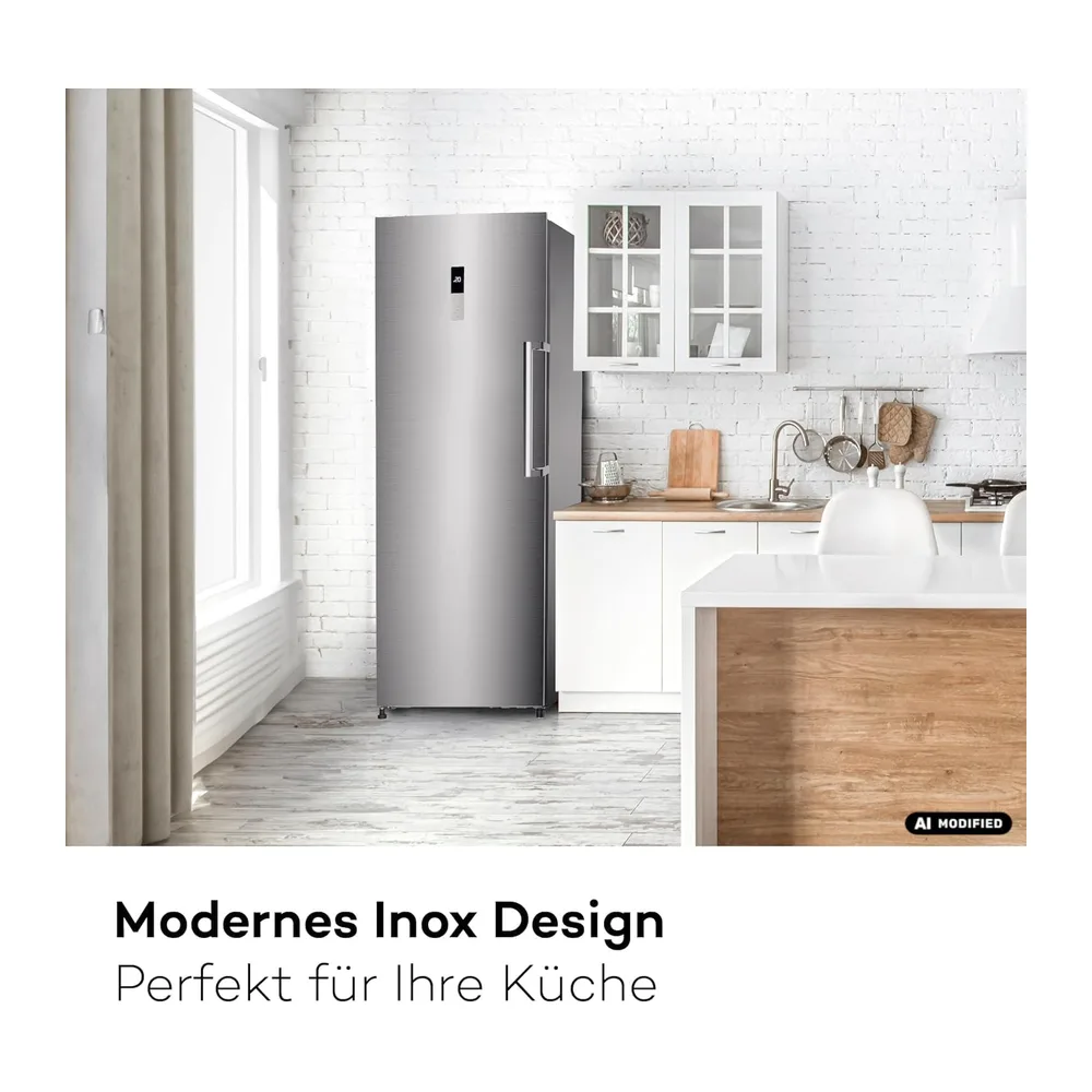 SCHOEPF – GS282DIX Gefrierschrank 185 cm – Edelstahl – 282 L – No-Frost Technologie – Schnellgefrierfunktion — 5