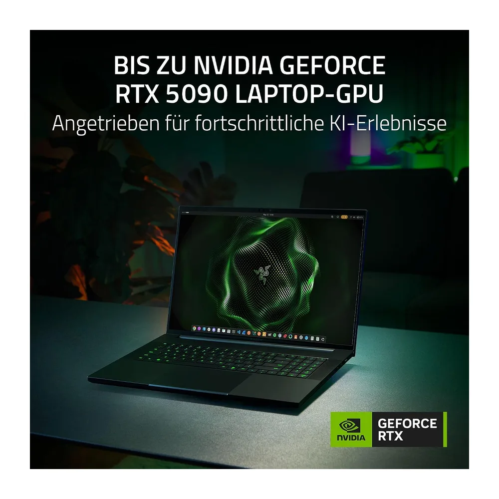 Razer Blade 18 (2026) - 18 Zoll Gaming Laptop - NVIDIA GeForce RTX 5090 - Intel Core Ultra 9-16" UHD+ 240Hz / — 2