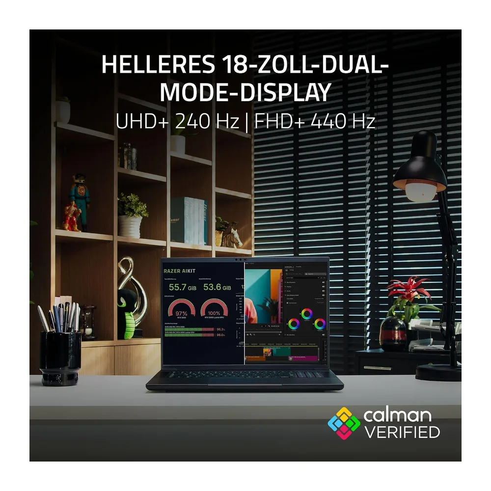 Razer Blade 18 (2026) - 18 Zoll Gaming Laptop - NVIDIA GeForce RTX 5090 - Intel Core Ultra 9-16" UHD+ 240Hz / — 4
