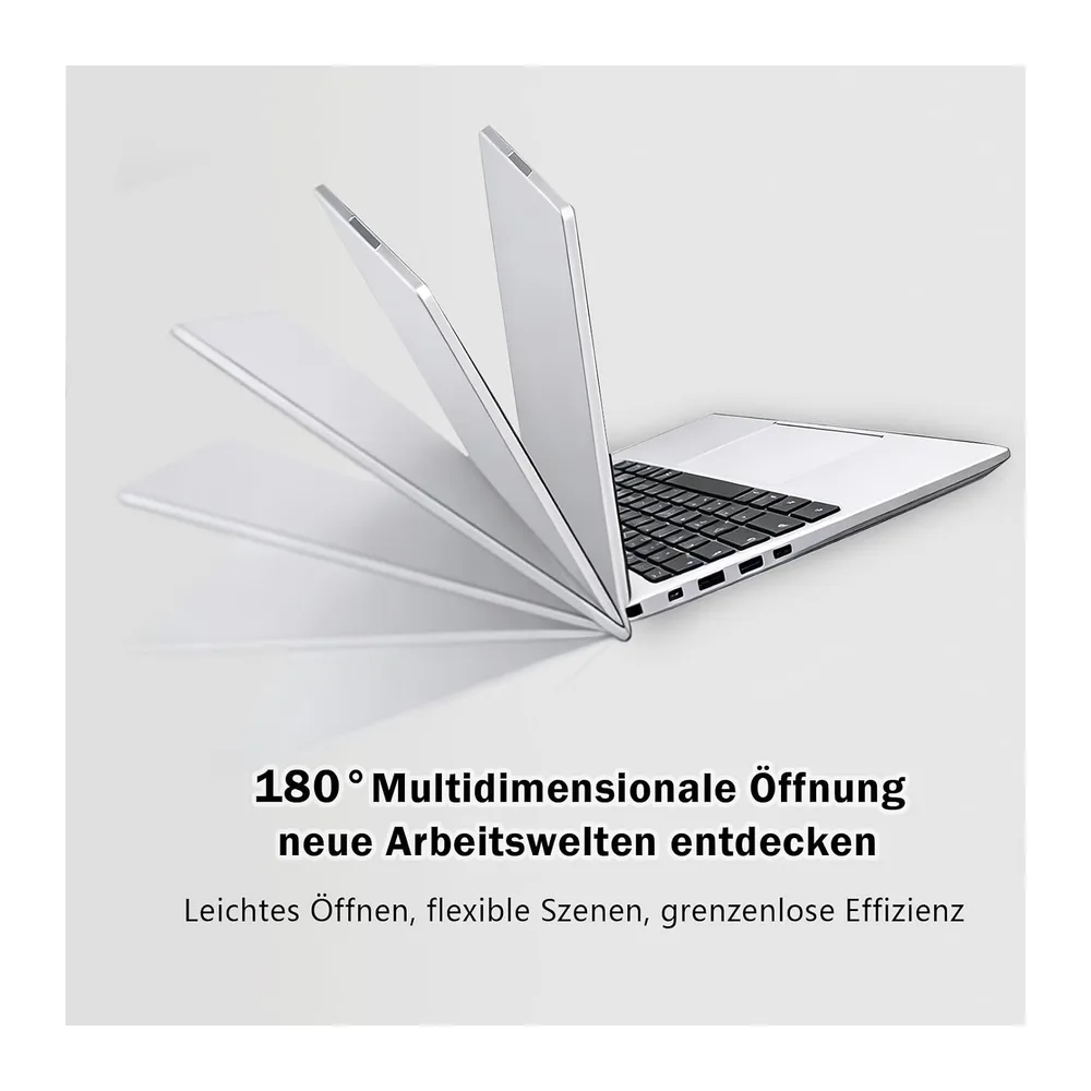 Laptop 15,6 Zoll, AMD Ryzen 3000er-Serie, 8 GB RAM, 256 GB SSD, Windows 11 Pro, FHD IPS Notebook, Wi-Fi 6, — 5