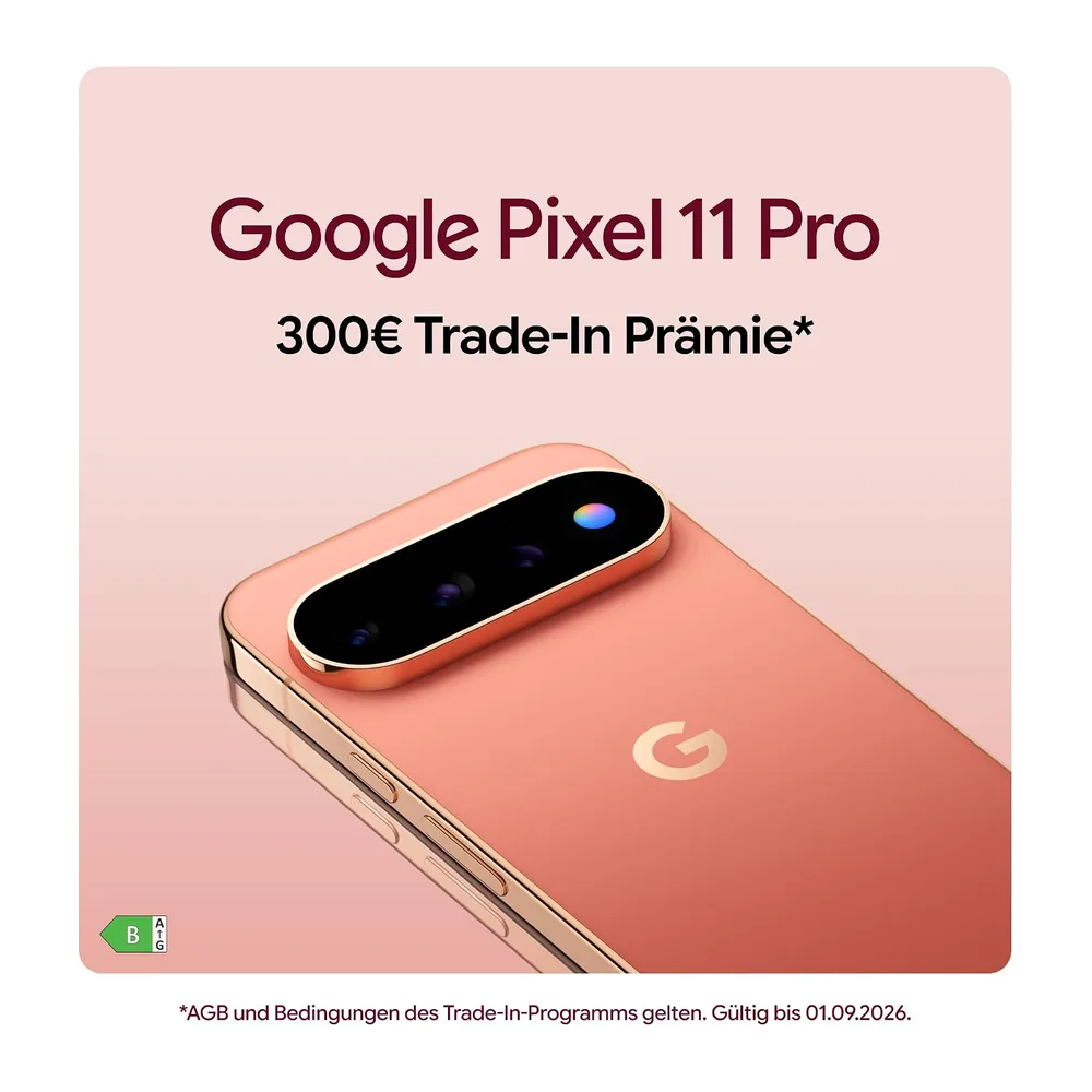 Google Pixel 11 Pro – Smartphone ohne SIM-Lock - Obsidian, 256GB — 2