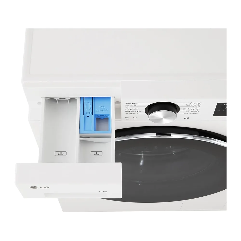 LG F4WX7012 Waschmaschine Weiß, 11 kg, 1400 U./Min. [Energieklasse A] — 3