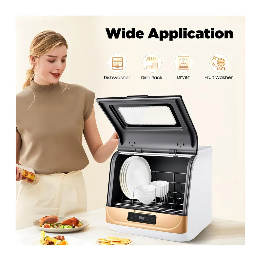 Mini Geschirrspüler 800W Tragbarer Tischgeschirrspüler [Energieklasse A] — 2
